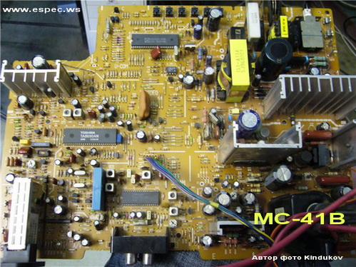 GoldStar CFE20B шасси MCA, MCB схема