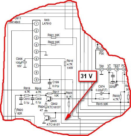 La7910 схема усилителя