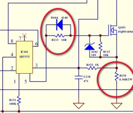 Ld7522 схема включения