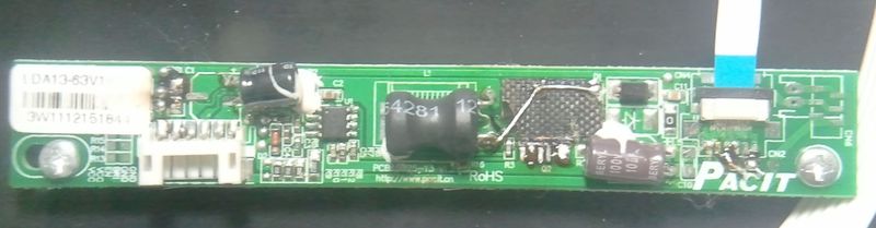 63 13 1. Рубин RB 23k101f инвертор. Инвертор подсветки bit5105-951. PCB. PCB: ld325-13 v1.2. Плата Горенье v36d.