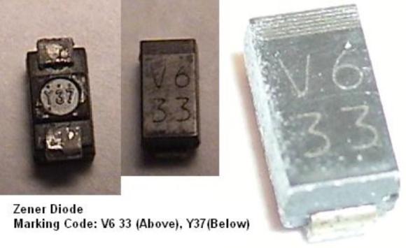 SMD diode marking code V6