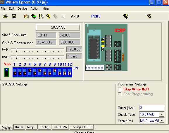 PLCCDIP32 ZIF адаптер CNV-PLCC-EP1M32