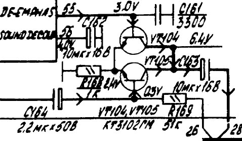 Схема телевизора витязь шасси мш 37