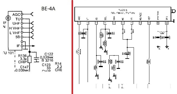 Qsd mt s77 схема тюнера