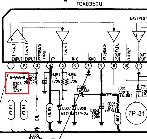 Tda8350q характеристики схема подключения