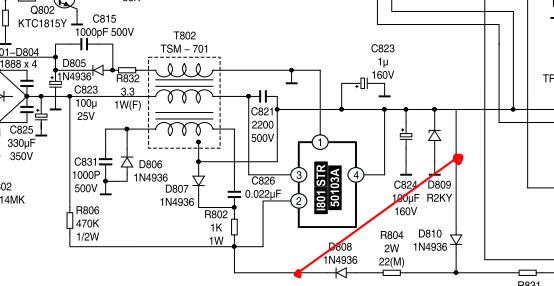 Str50103 схема включения