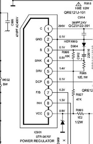 Strs5707 схема включения