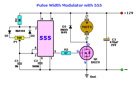 Схема регулятора оборотов коллекторного двигателя В