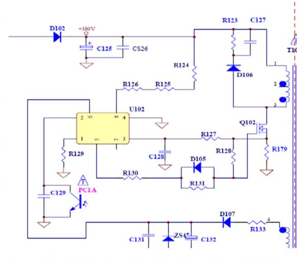 Ld7536r схема блока питания