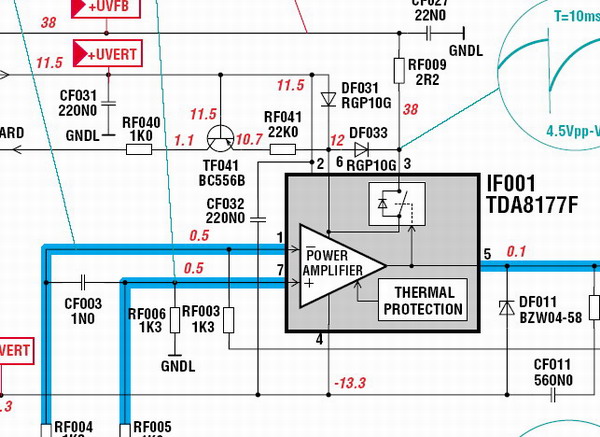 Телевизор thomson 29dm182kg схема