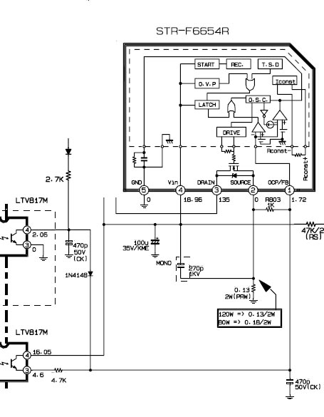 F6707 схема включения