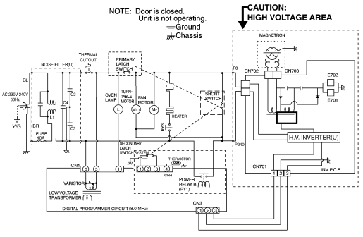 Samsung ce2833nr схема