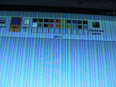 Ремонт монитора LG1932, вертикальные полосы на мониторе